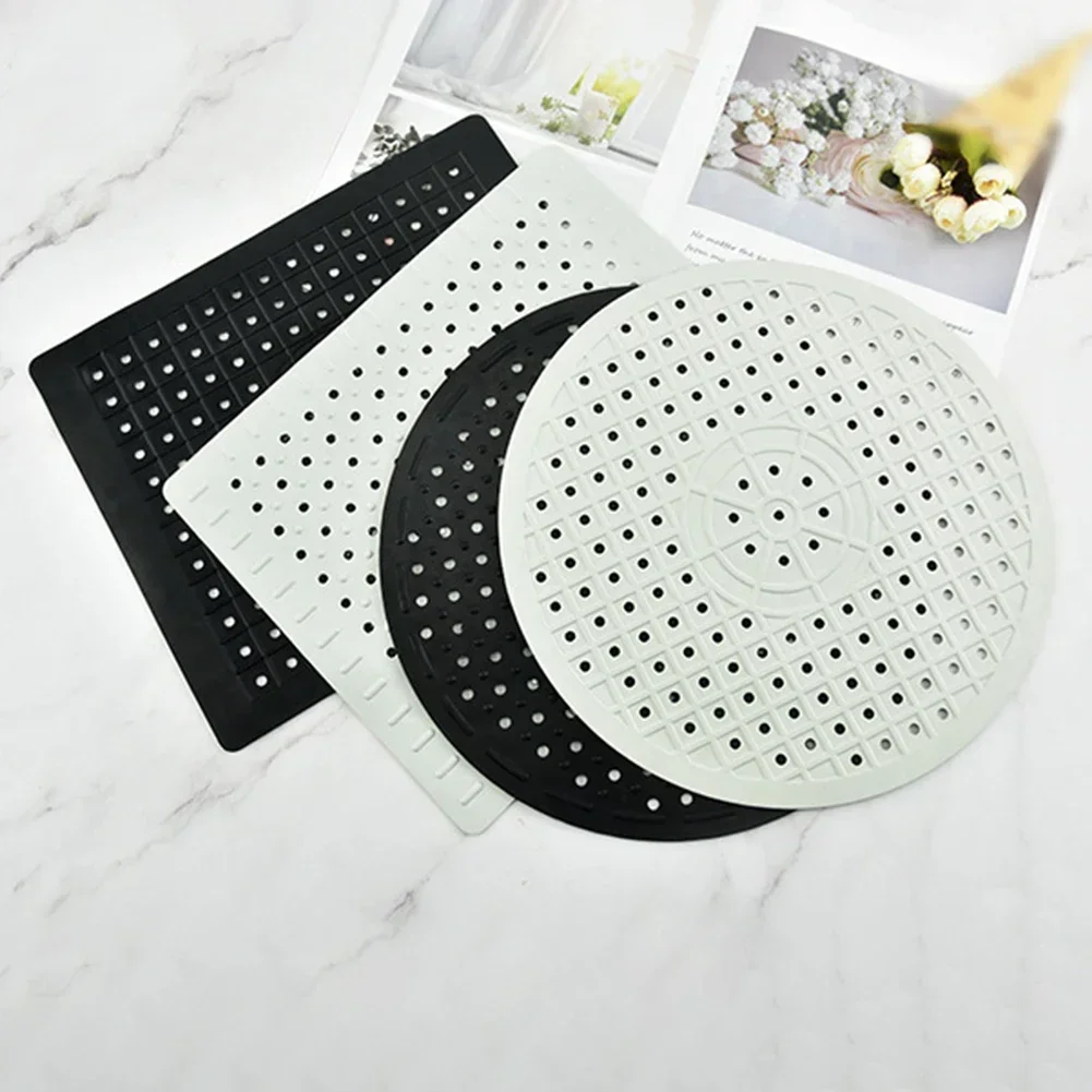 Door Mat Blank - Square/round Kitchen Insulation Mat Rubber Wave