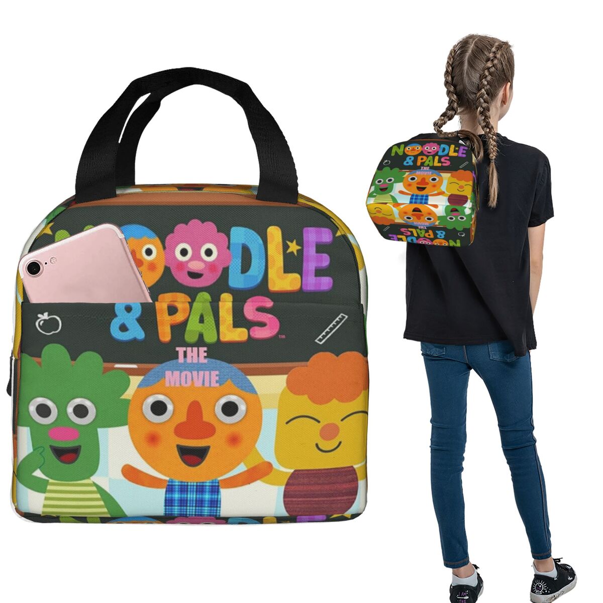 Tote Bag Sublimation - Noodle And Pals Micro Super Simple