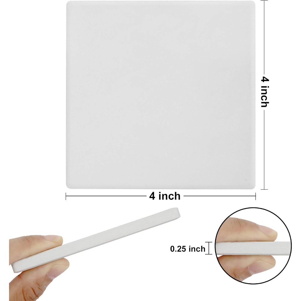 12 Pack Ceramic Coasters for C - Ceramic Tile Blank 리뷰 및 가격