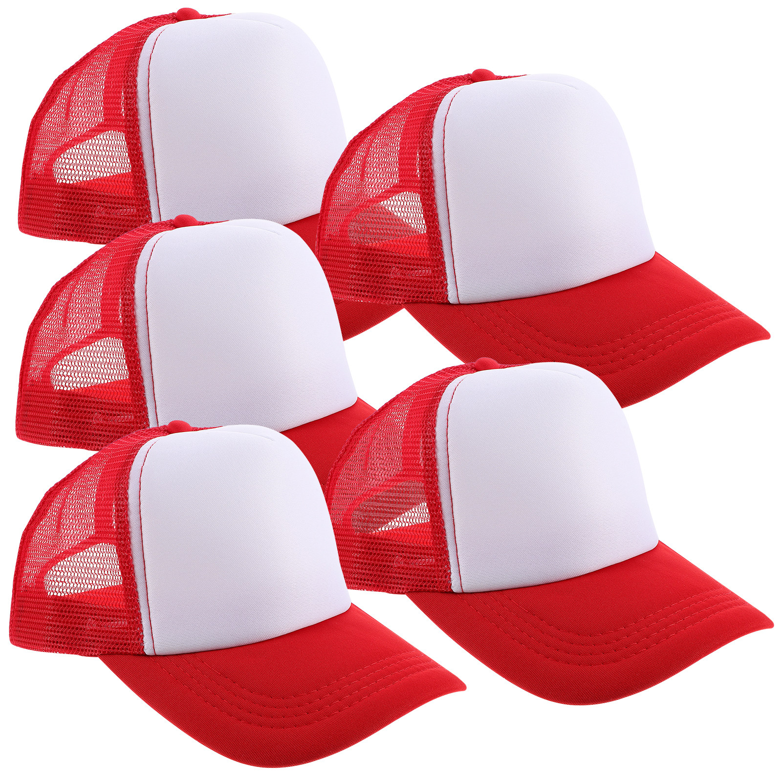 5Pcs Blank Mesh Baseball Caps  - Hat Sublimation Blank 리뷰 및 가격