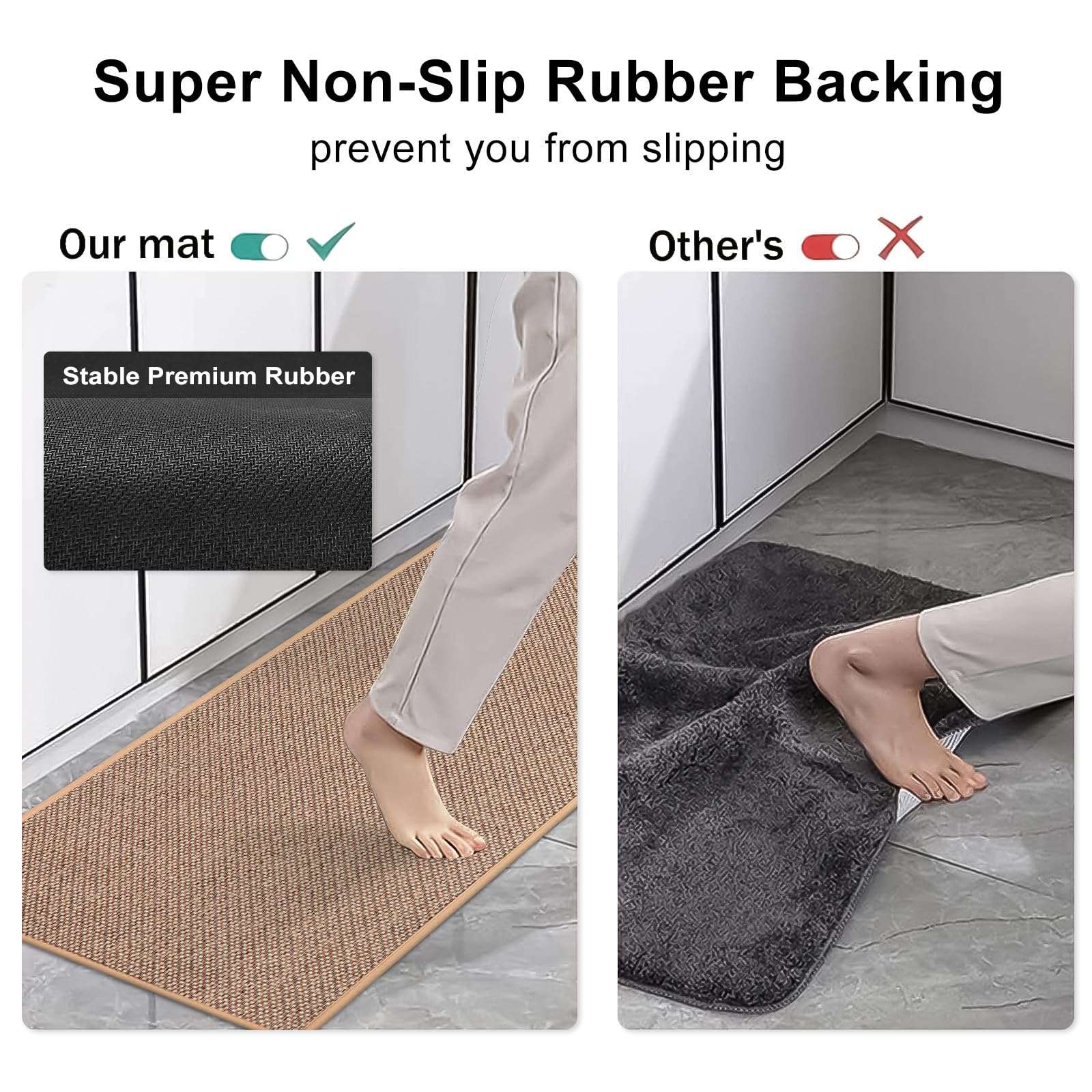 Linen Weave Kitchen Floor Mat  - Door Mat Blank 리뷰 및 가격