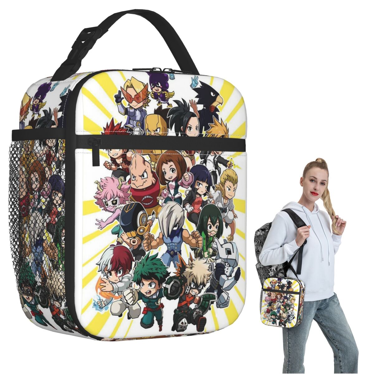 My Hero Academia Insulated Lun - Tote Bag Sublimation 리뷰 및 가격