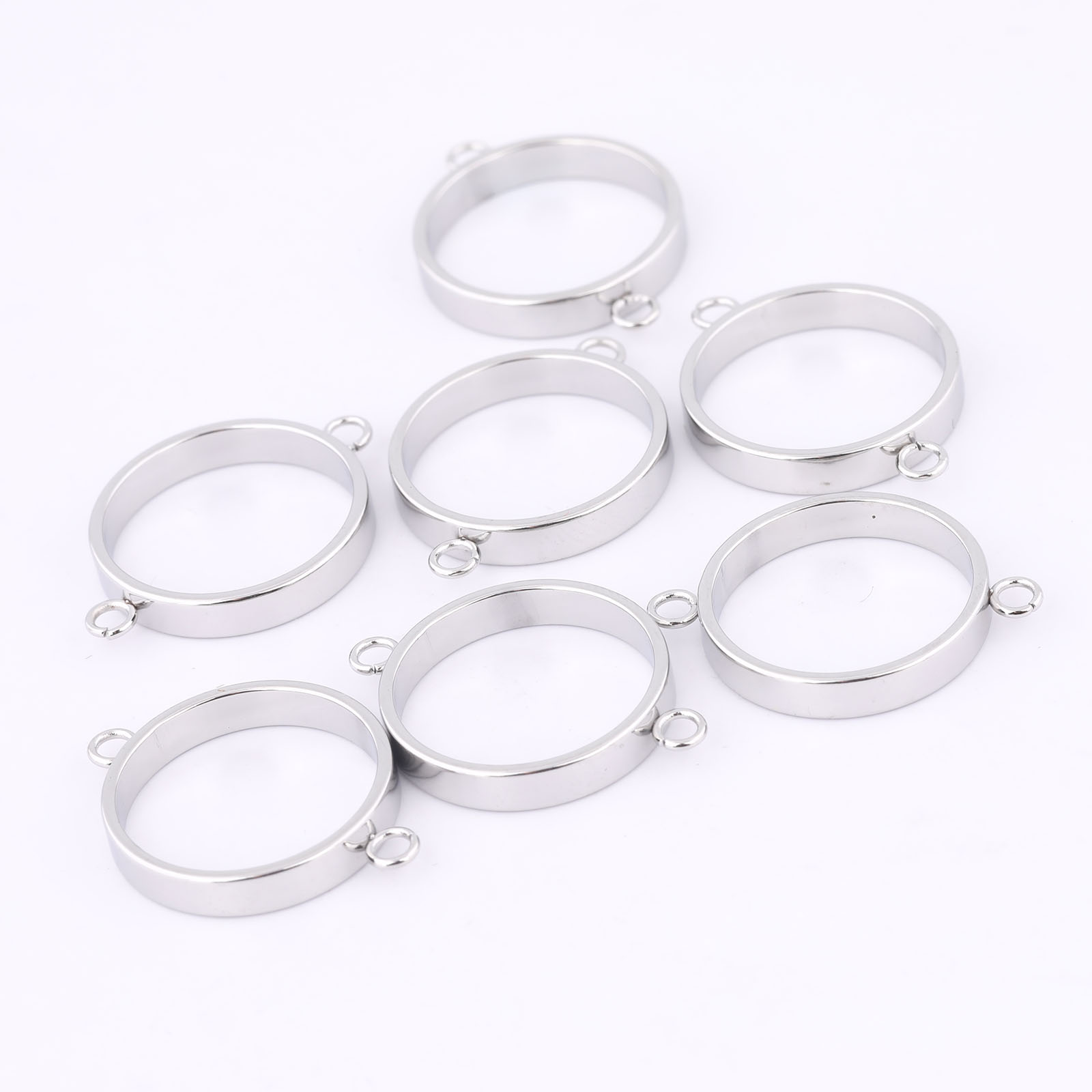 10pcs Stainless Steel 14mm Ope - Metal Photo Panel 리뷰 및 가격