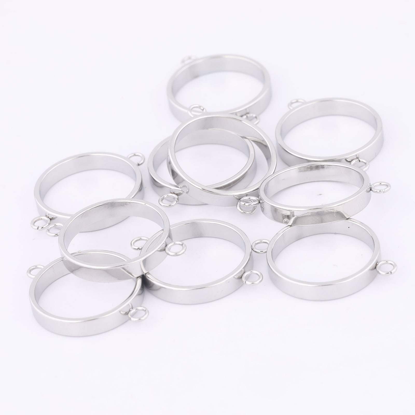 10pcs Stainless Steel 14mm Ope - Metal Photo Panel 리뷰 및 가격