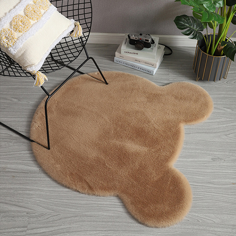 Carpet Bear Shape Round Doorma - Door Mat Blank 리뷰 및 가격