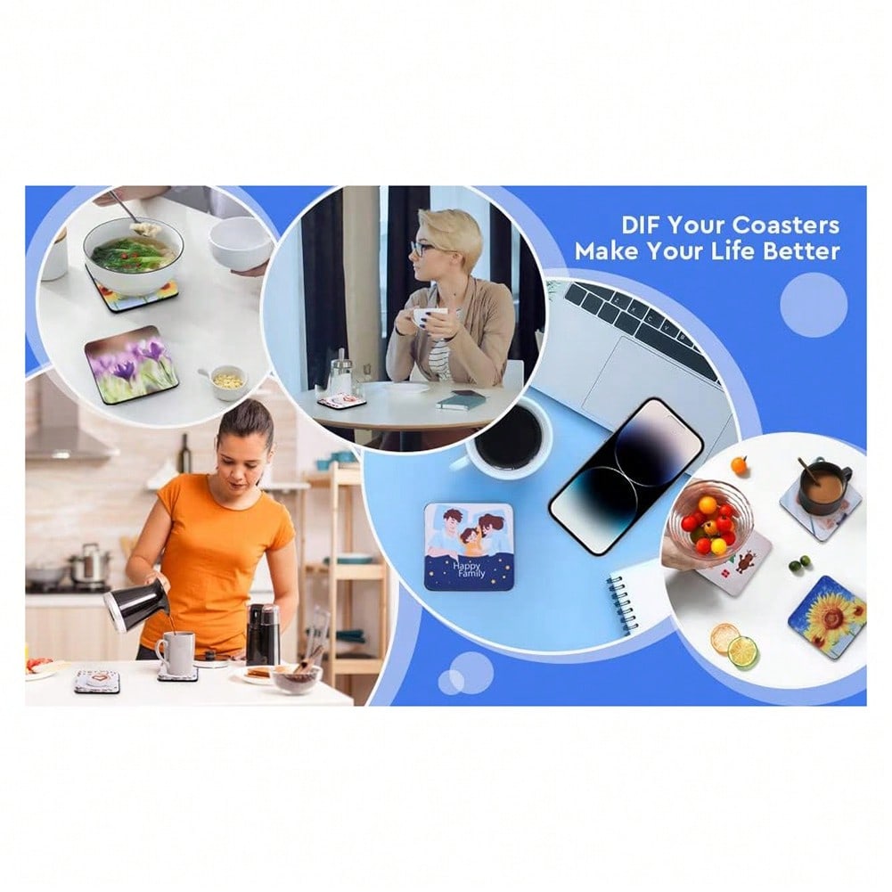 1PCS Square Sublimation Blanks - Coaster Sublimation Blank 리뷰 및 가격