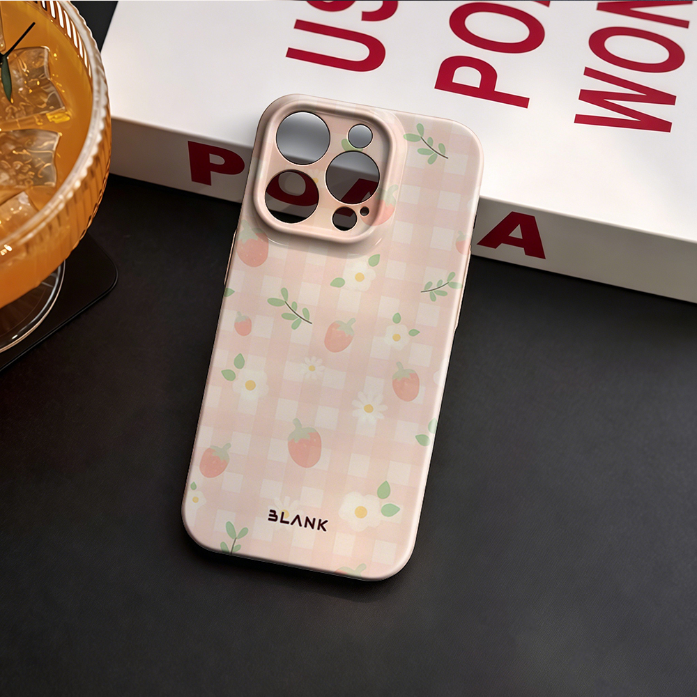 Strawberry Floral Bow Print Fo - Phone Case Blank Print 리뷰 및 가격