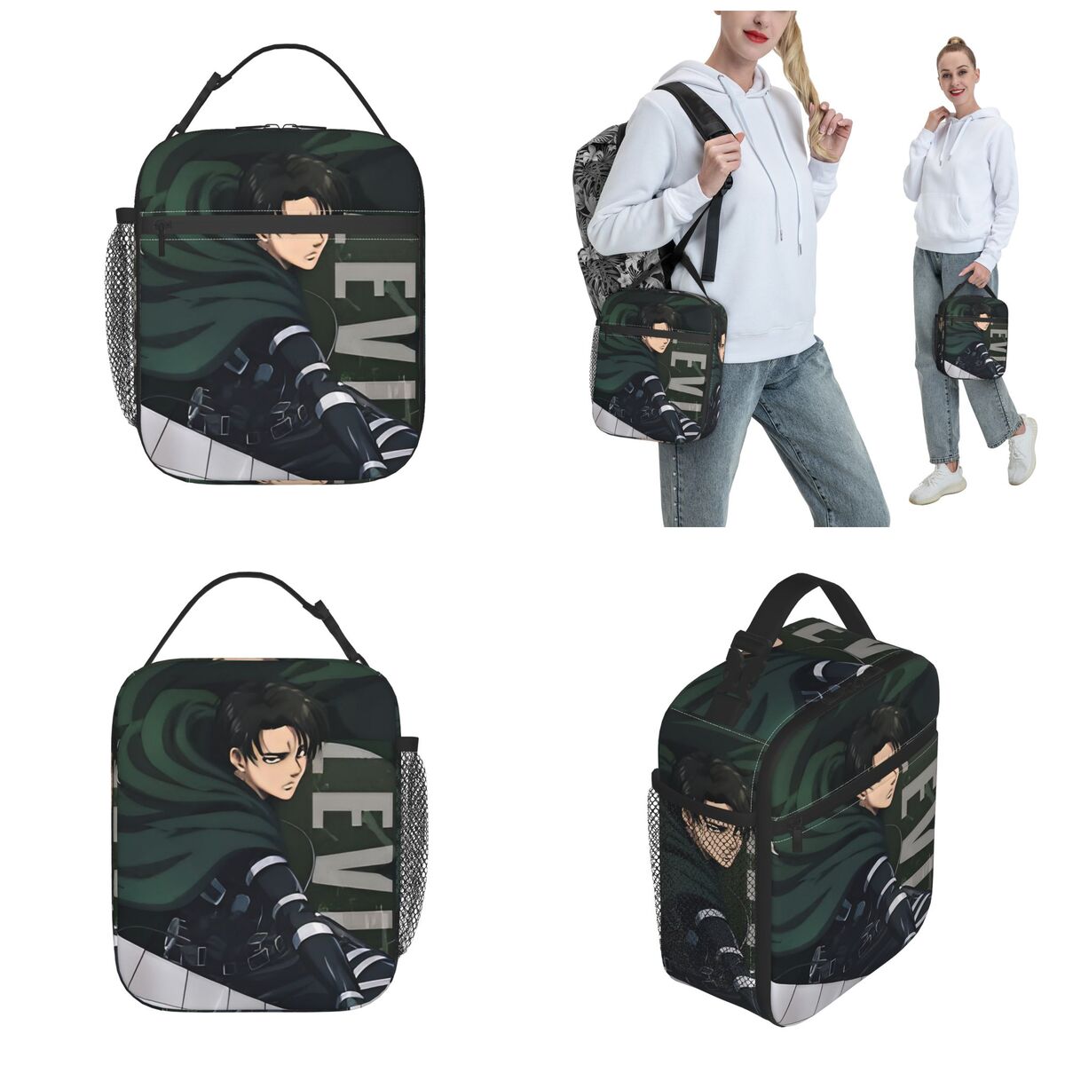 Levi Ackerman AOT Manga Insula - Tote Bag Sublimation 리뷰 및 가격
