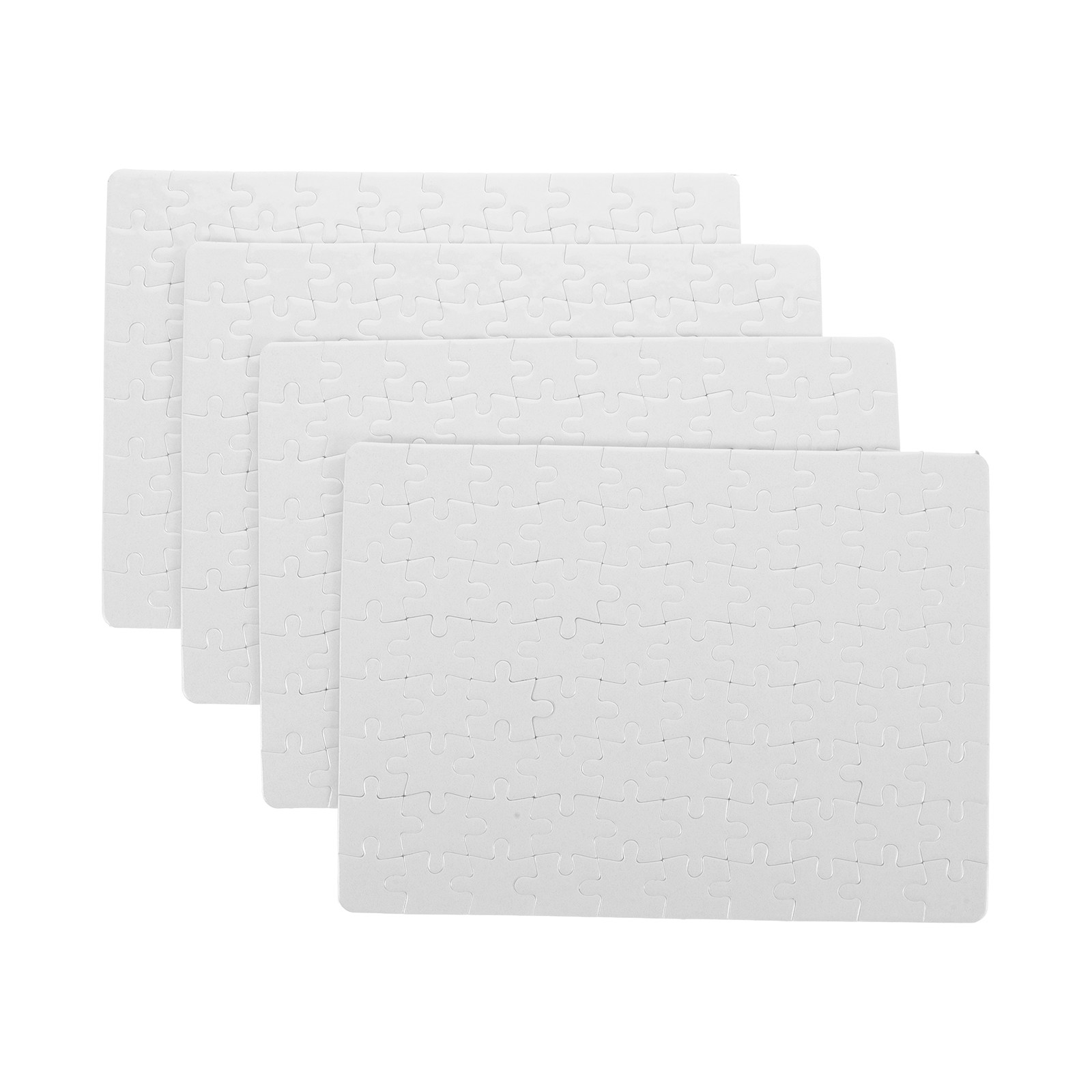 4 Sheets Sublimation Blank Puz - Puzzle Blank White 리뷰 및 가격
