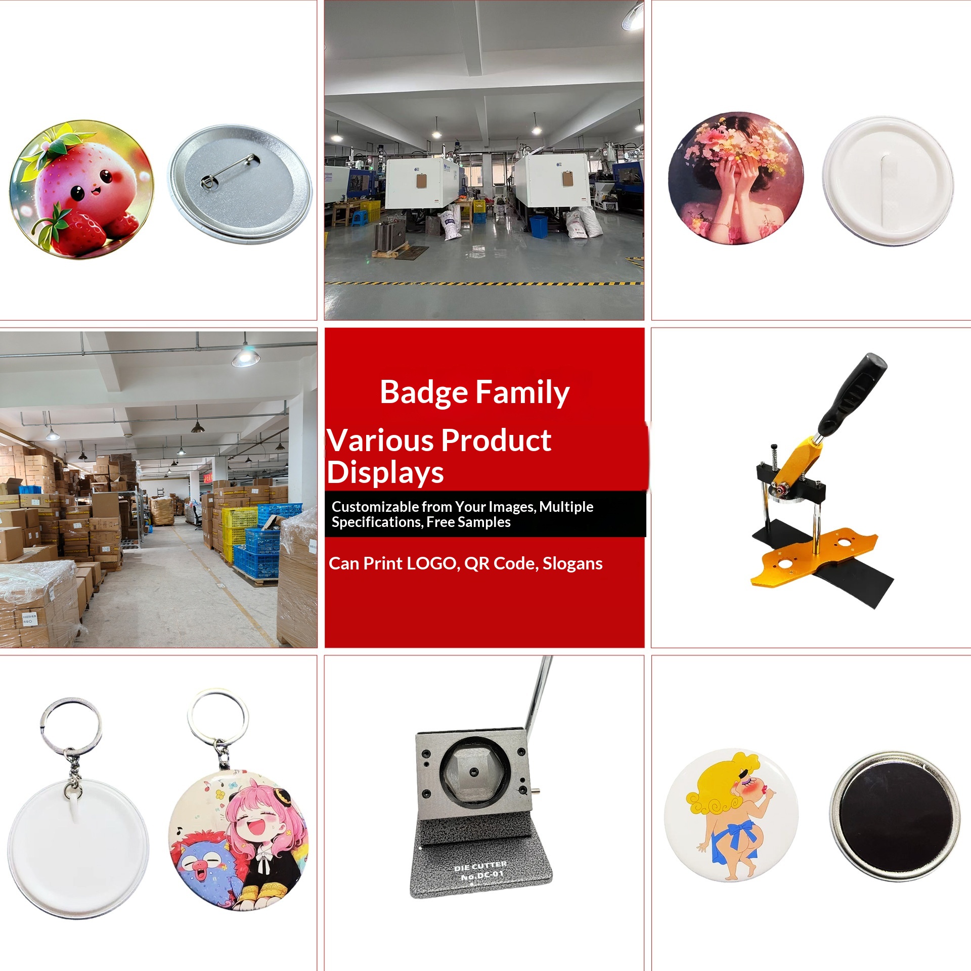 Wholesale Rectangular Blank DI - Button Badge Blank 리뷰 및 가격
