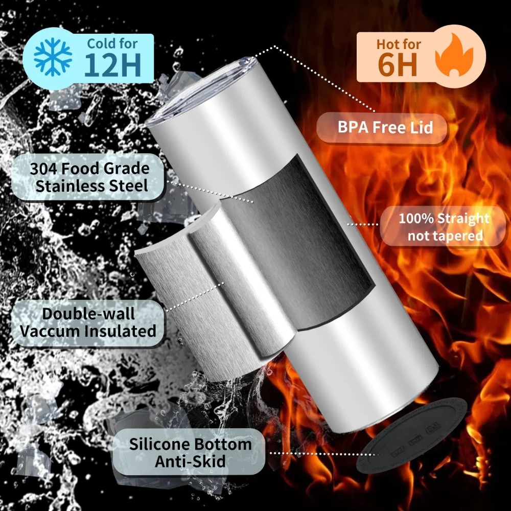 Accessorie 50 Pack Sublimation - Tumbler 20Oz White 리뷰 및 가격