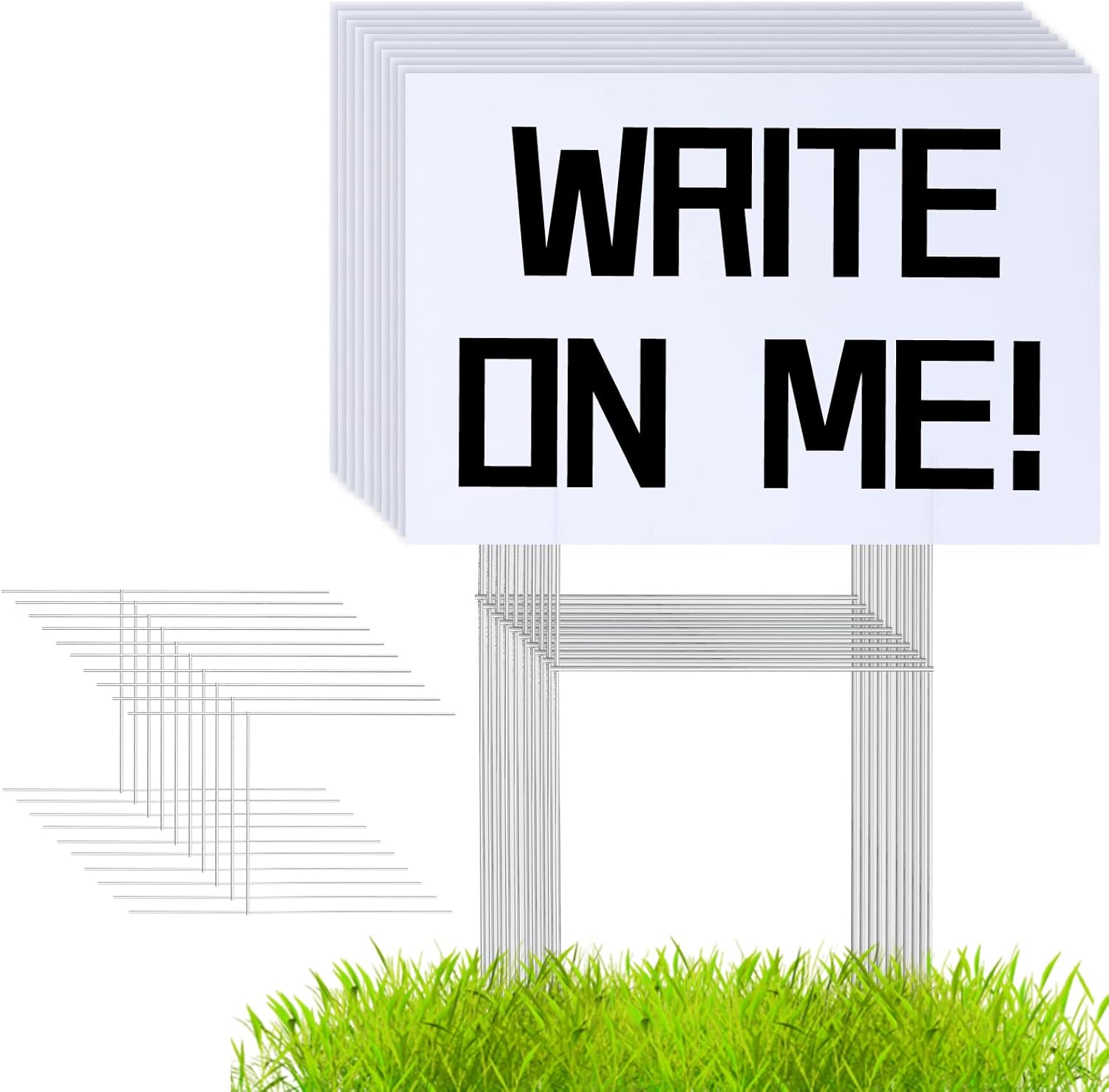 18x12 Inch Blank Yard Signs wi - Yard Sign Blank 리뷰 및 가격