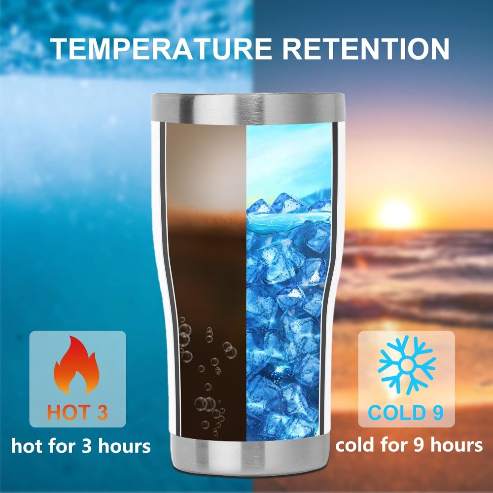 20oz Stainless Steel Tumbler w - Tumbler 20Oz White 리뷰 및 가격