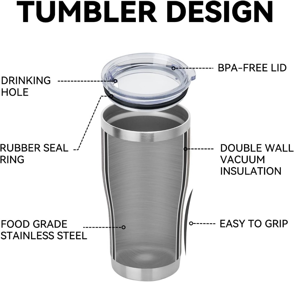 20oz Stainless Steel Tumbler w - Tumbler 20Oz White 리뷰 및 가격
