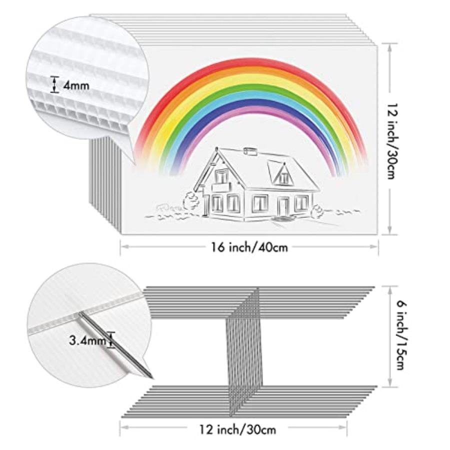 6 Pack Blank Yard Signs with S - Yard Sign Blank 리뷰 및 가격