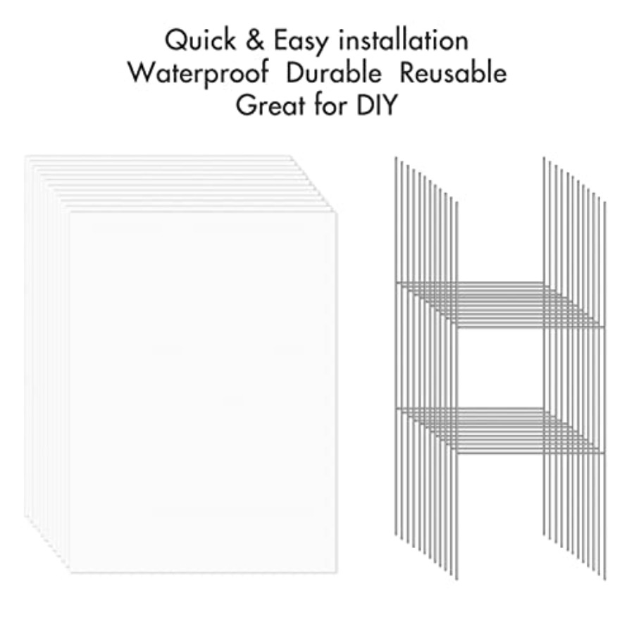 6 Pack Blank Yard Signs with S - Yard Sign Blank 리뷰 및 가격