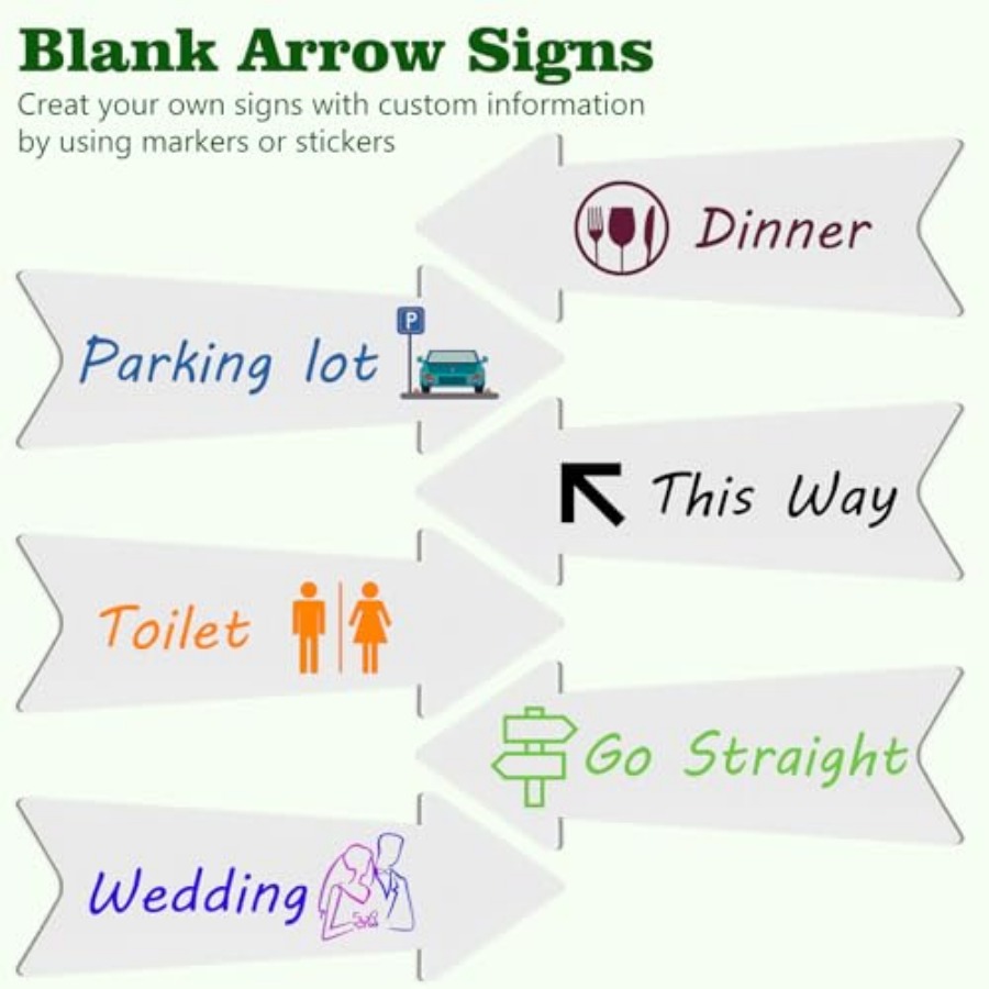 Directional Arrow Signs with S - Yard Sign Blank 리뷰 및 가격