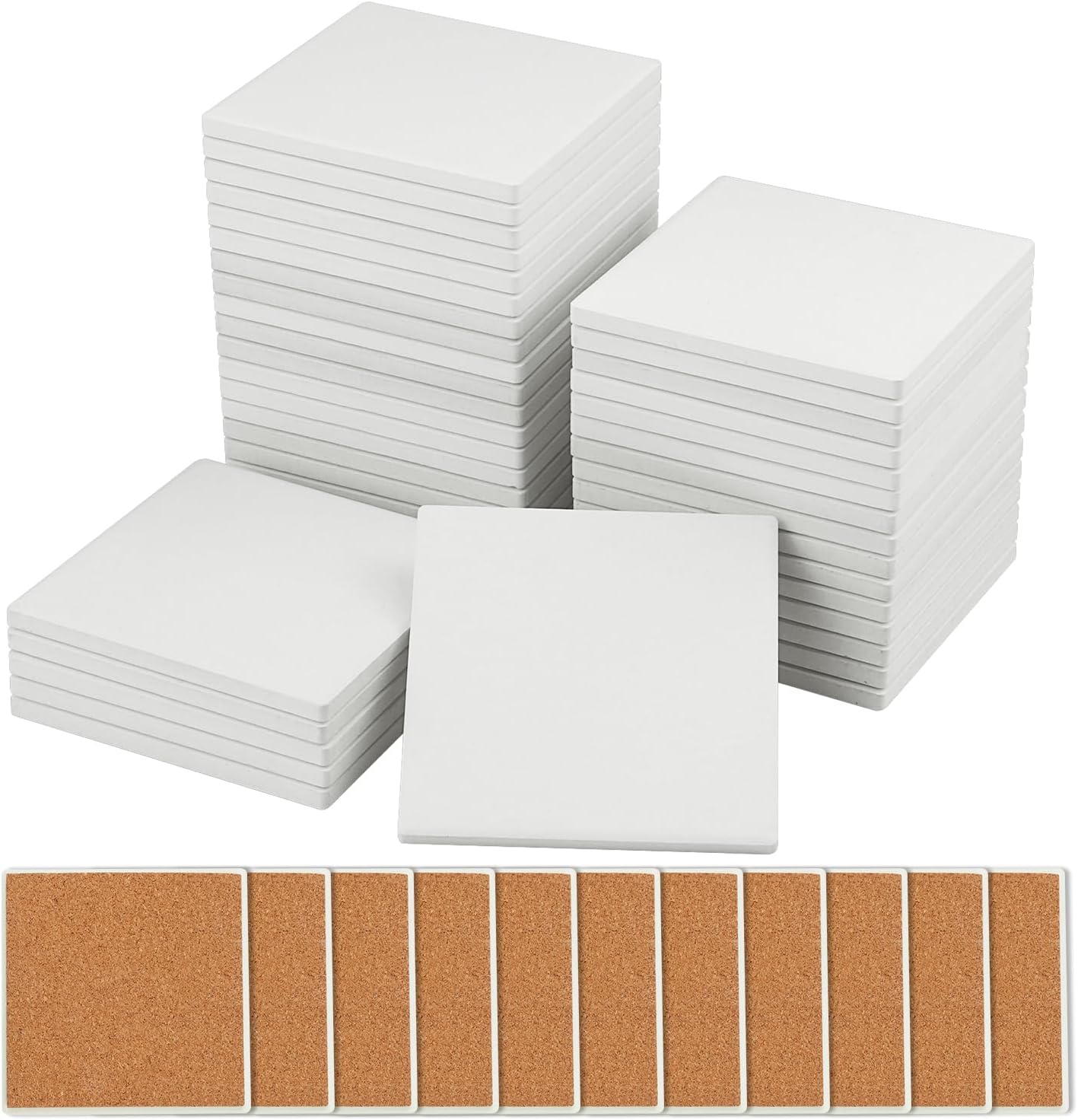 60 Pieces 4 Inch Blank Ceramic - Ceramic Tile Blank 리뷰 및 가격