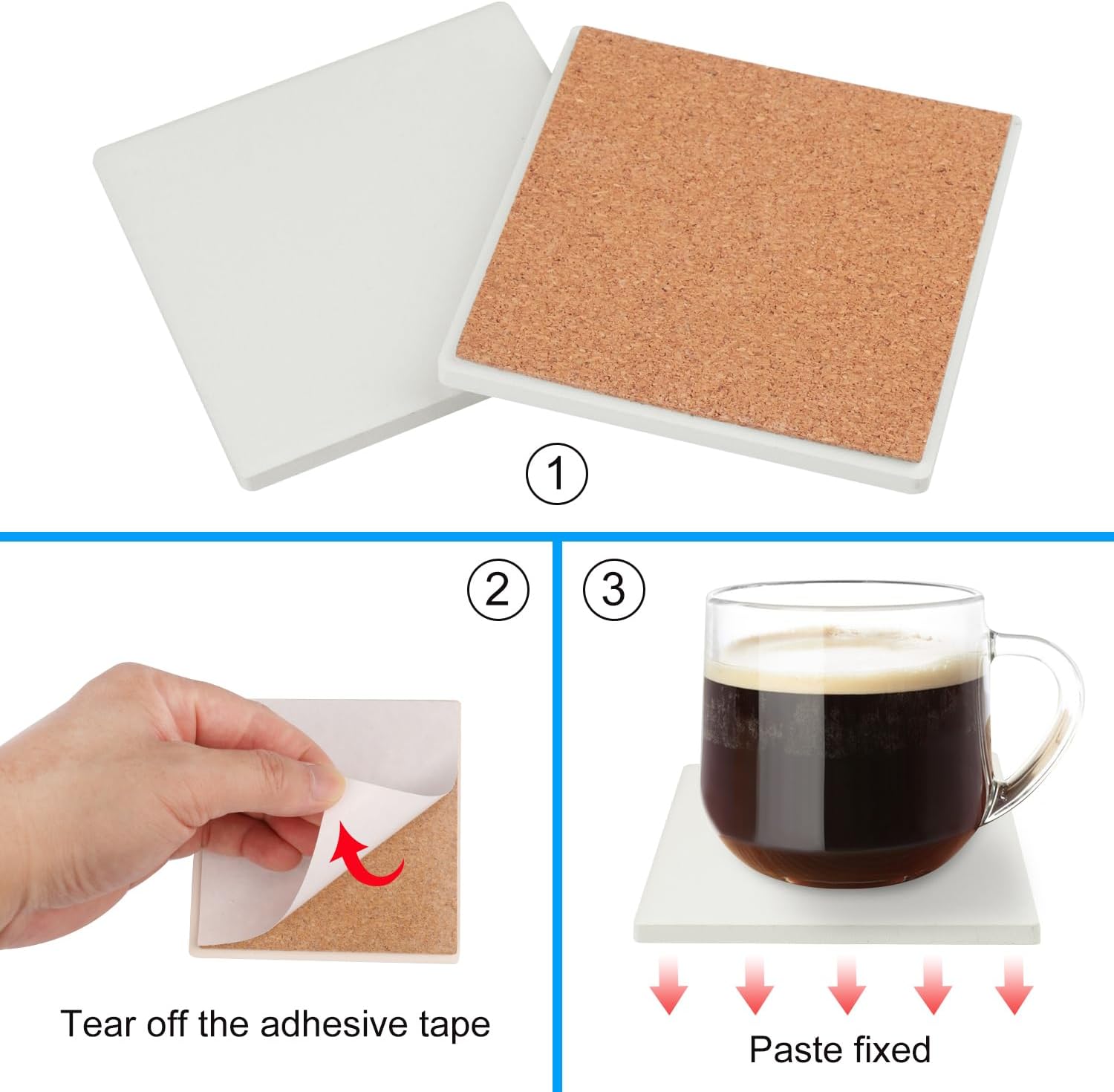 60 Pieces 4 Inch Blank Ceramic - Ceramic Tile Blank 리뷰 및 가격