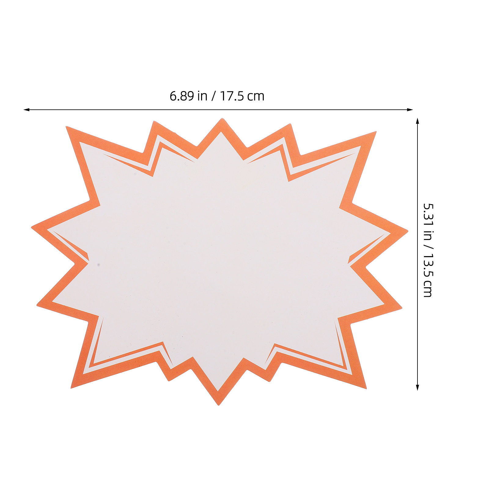 100Pcs Display Tags Burst Star - Yard Sign Blank 리뷰 및 가격