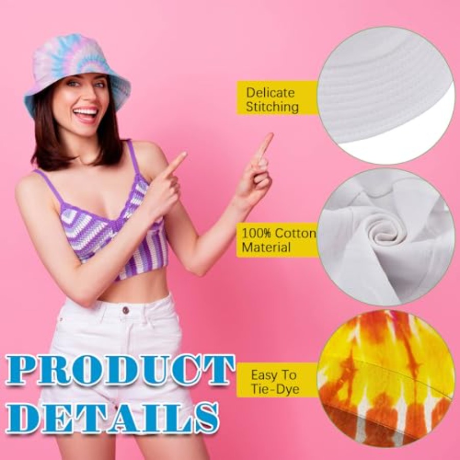 White cotton bucket hat for ti - Hat Sublimation Blank 리뷰 및 가격